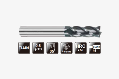 超微粒立銑刀X4FLUTES