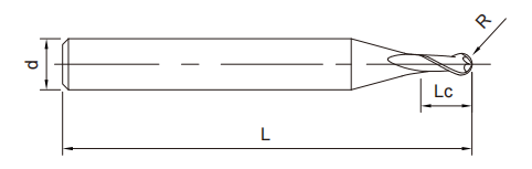 微小徑圓頭立銑刀2FLUTES-標(biāo)兵傳動(dòng)網(wǎng)