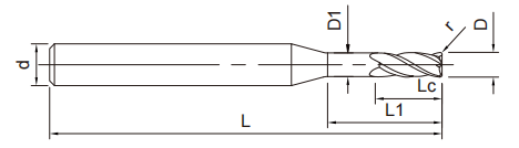 深溝圓鼻立銑刀4FLUTES-標(biāo)兵傳動網(wǎng)