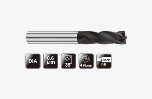 石墨加工圓鼻立銑刀4FLUTES-標(biāo)兵傳動網(wǎng)